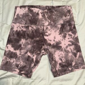 Lululemon Diamond Dye Biker Shorts